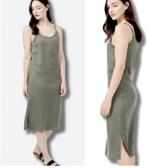 NWT 100% Tencel, Agave Green, 10 Tree slip Dress, Never Worn. - Picture 1 of 12